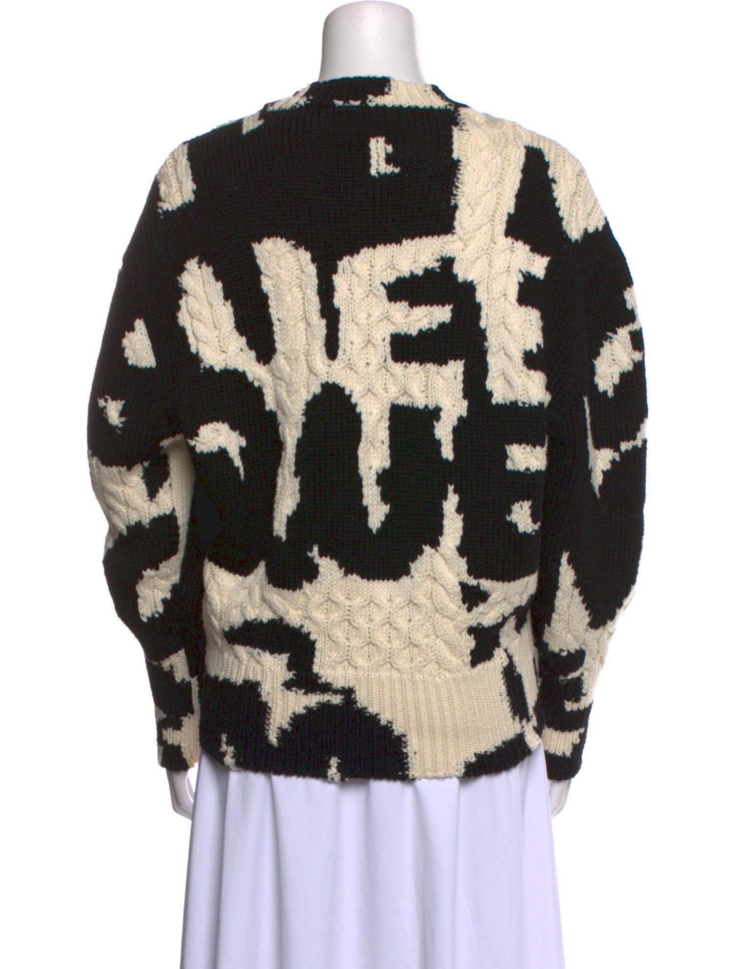 Alexander McQueen Wool Printed Sweater